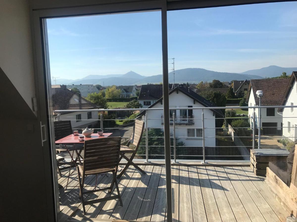 Appartement Chaleureux Et Lumineux Avec Vue ! Au Centre Alsace Sélestat Esterno foto
