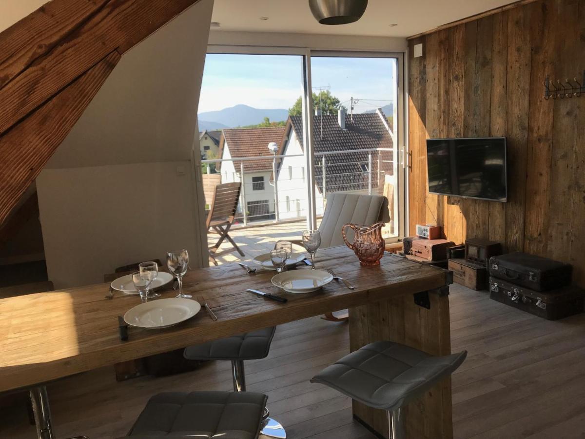 Appartement Chaleureux Et Lumineux Avec Vue ! Au Centre Alsace Sélestat Esterno foto